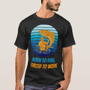 Natte vlieg retro t-shirt