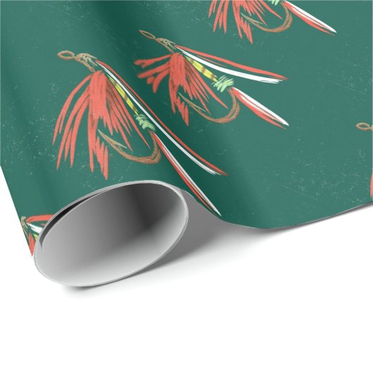 "Natte vrĳ" forel- en vulpapier Cadeaupapier (Rol Hoek)