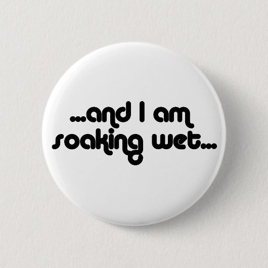 Natte zwart ronde button 5,7 cm (Voorkant)