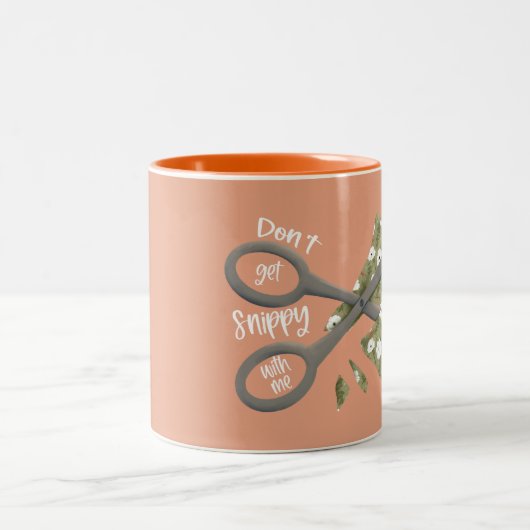 N'attrape pas le nippy avec moi Mug à deux tons (Centre)