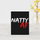 Natty Af Grappige Bodybuilder Bodybuilding Workout Kaart (Gele Bloem)