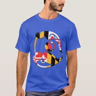 Natty Boh Maryland Vlag T-shirt