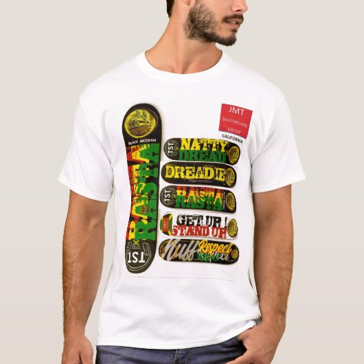 NATTY DREAD Heren Basic T-Shirt (Voorkant)