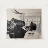 Natty, het man met scherpe kleuring wandkleed (Voorkant (horizontaal))