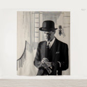 Natty, het man met scherpe kleuring wandkleed (Voorkant)