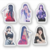 Natty Kiss Of Life Vinyl Sticker Pack (Voorkant)