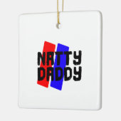 Natty papa keramisch ornament (Links)