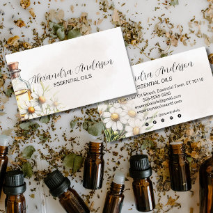 Natura Floral Chamomile Essential Oils Waterverf Visitekaartje