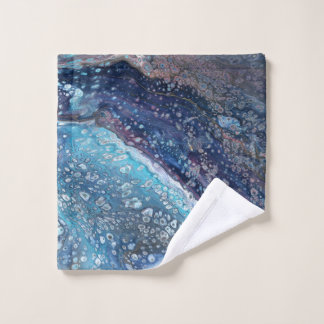 Natural Attraction 2 Blue Geode Bath Towel Set