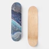 Natural Attraction 2 Blue Geode Skateboard Deck (Recto)