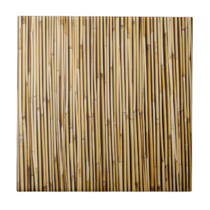 Natural Bamboo Zen Background Gepersonaliseerd Sja Tegeltje