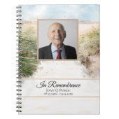 Natural Beach Funeral Memorial Livre d'or (Devant)