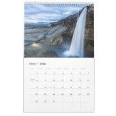 Natural Beauty Waterfall Calendar Kalender (Mar 2026)