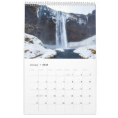 Natural Beauty Waterfall Calendar Kalender (Jan 2026)