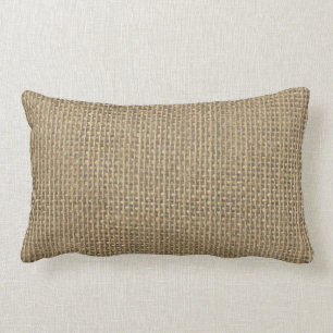 Natural Beige Burlap Kussen