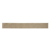 Natural Beige Tan Jute Burlap-Rustic Cabin Wedding Lint (Voorkant)