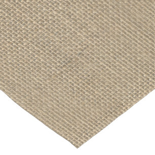 Natural Beige Tan Jute Burlap-Rustic Cabin Wedding Medium Tafelloper
