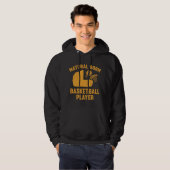 Natural Born Basketball Player Hoodie (Voorkant volledig)