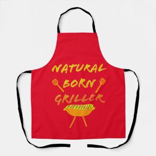 Natural Born Griller Apron Schort