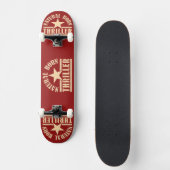 Natural Born Thriller aangepaste skateboard (Voorkant)