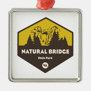Natural Bridge State Park Metalen Ornament