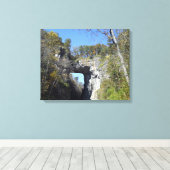 Natural Bridge, Virginia Canvas Afdruk (Insitu (Houten vloer))