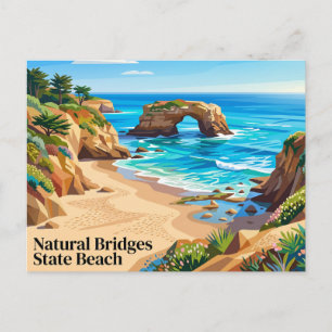 Natural Bridges State Beach Californië Briefkaart