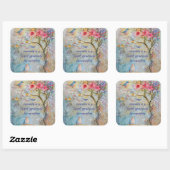 Natural Connection-Sticker Vierkante Sticker (Vel)