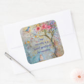 Natural Connection-Sticker Vierkante Sticker (Envelop)