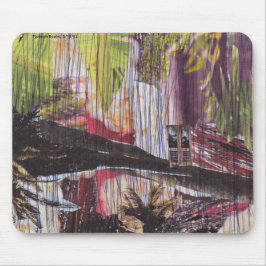 Natural disaster collage mouse mat muismat