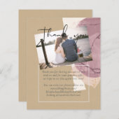 Natural Earth Rustic Woodland Fall Leaves Wedding (Voorkant / Achterkant)