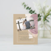 Natural Earth Rustic Woodland Fall Leaves Wedding (Staand voorkant)