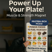 Natural Energy Boosting Fridge Magnet Magneet