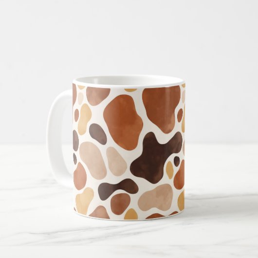 Natural Flow Coffee Mug – Warm Neutral Aesthetic (Devant gauche)