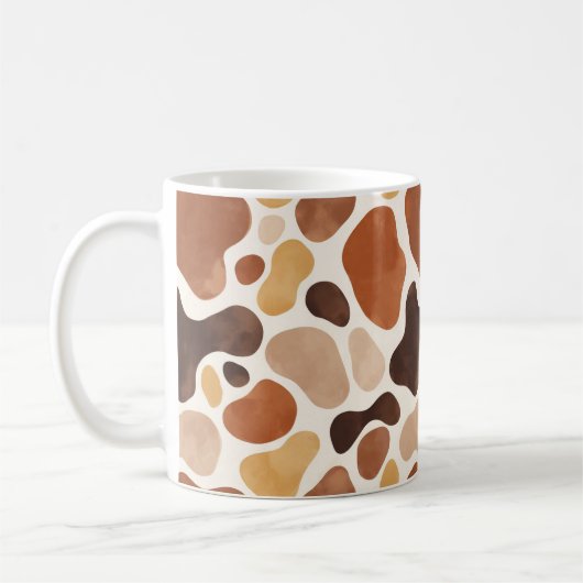 Natural Flow Coffee Mug – Warm Neutral Aesthetic (Gauche)