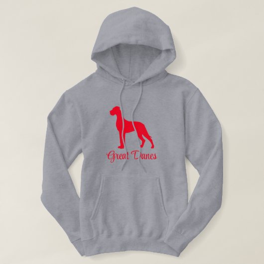 Natural Great Dane Hoodie (Design voorkant)