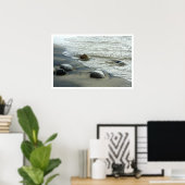 Natural Great Lakes Beach Rocks Poster Print (Thuiskantoor)