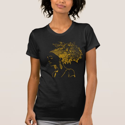 Natural Hair Gurl T-shirt (Voorkant)