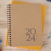 Natural Kraft Brown Weekly Planner