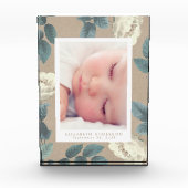 Natural Kraft Rozen  Floral Photo Block Fotoblokken (Voorkant)