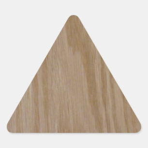 Natural Oak (Foto van) Driehoek Sticker