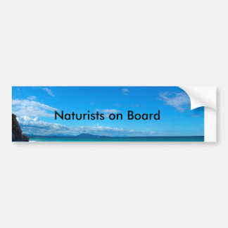 Natural on Board Bumpersticker