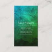 Natural Reiki Master Yoga Mediation instructeur Visitekaartje (Achterkant)