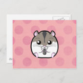 Natural Russian Dwarf Hamster Briefkaart (Voorkant / Achterkant)