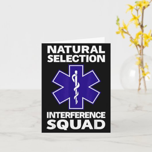 Natural Selection Interference Squad Paramedic Fun Kaart (Gele Bloem)