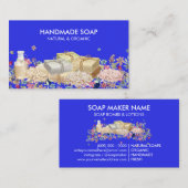 Natural Soaps navy Visitekaartje (Voorkant / Achterkant)