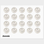 Natural Spa-productlabel Ronde Sticker (Vel)