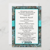 Natural Stone 2023 Afstuderen Photo Invitation Kaart (Achterkant)
