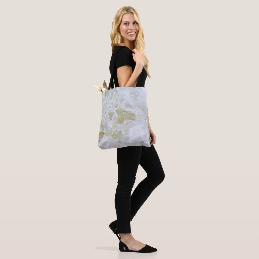 Natural Stone Pattern All-Over-Print Canvas tas (Op model)