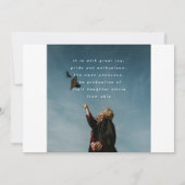 Natural Tan Brush Afstudeerder Two Photo Modern Aankondiging (Achterkant)